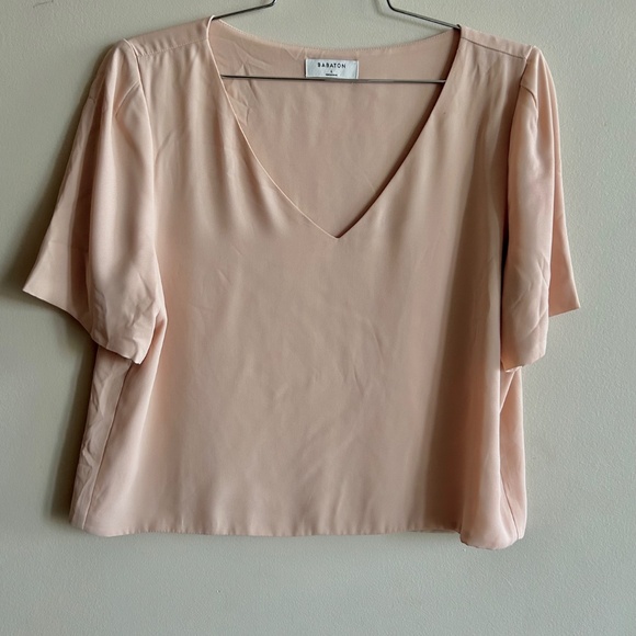 Babaton Randy Blouse – Dusty Pink – Size L - Picture 5 of 7